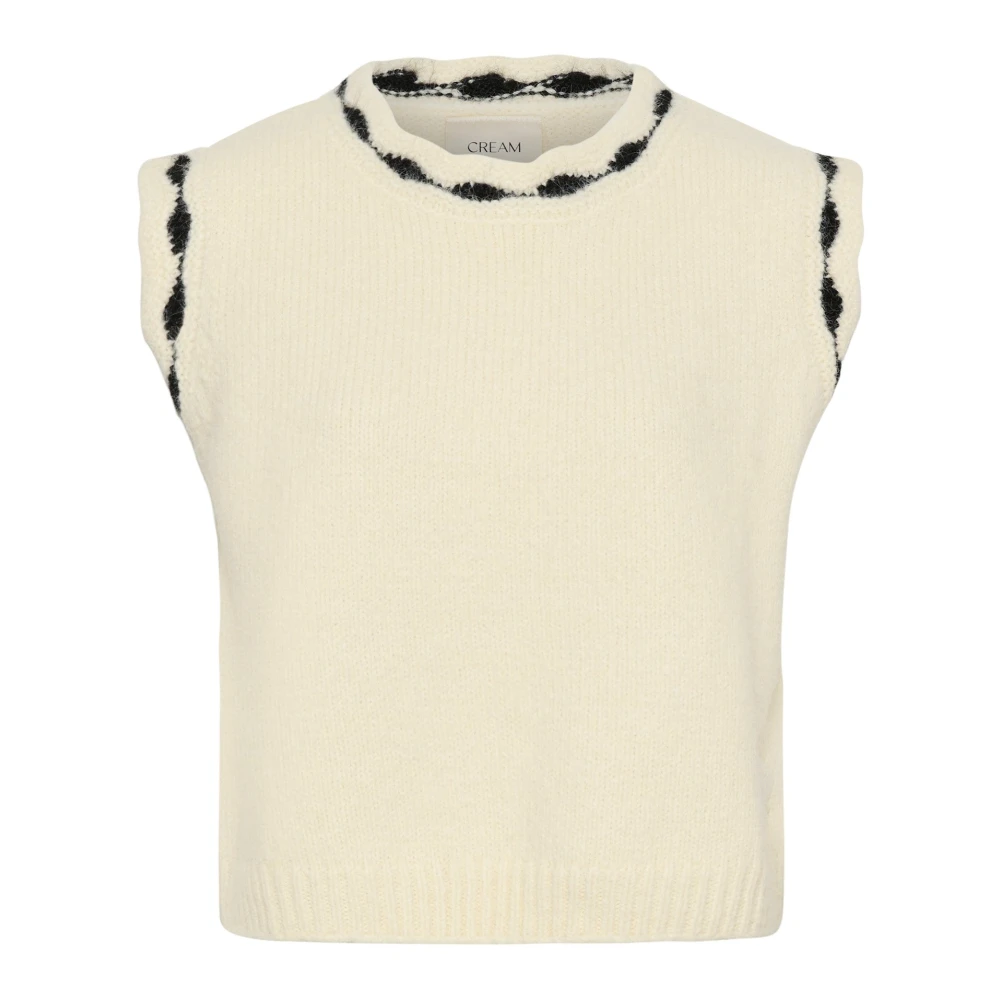 Cream , Damen, Strickwaren, Weiß, Xl/2Xl