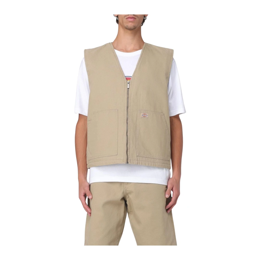 Dickies - Jackets > Vests - Beige - Dickies - Modalova