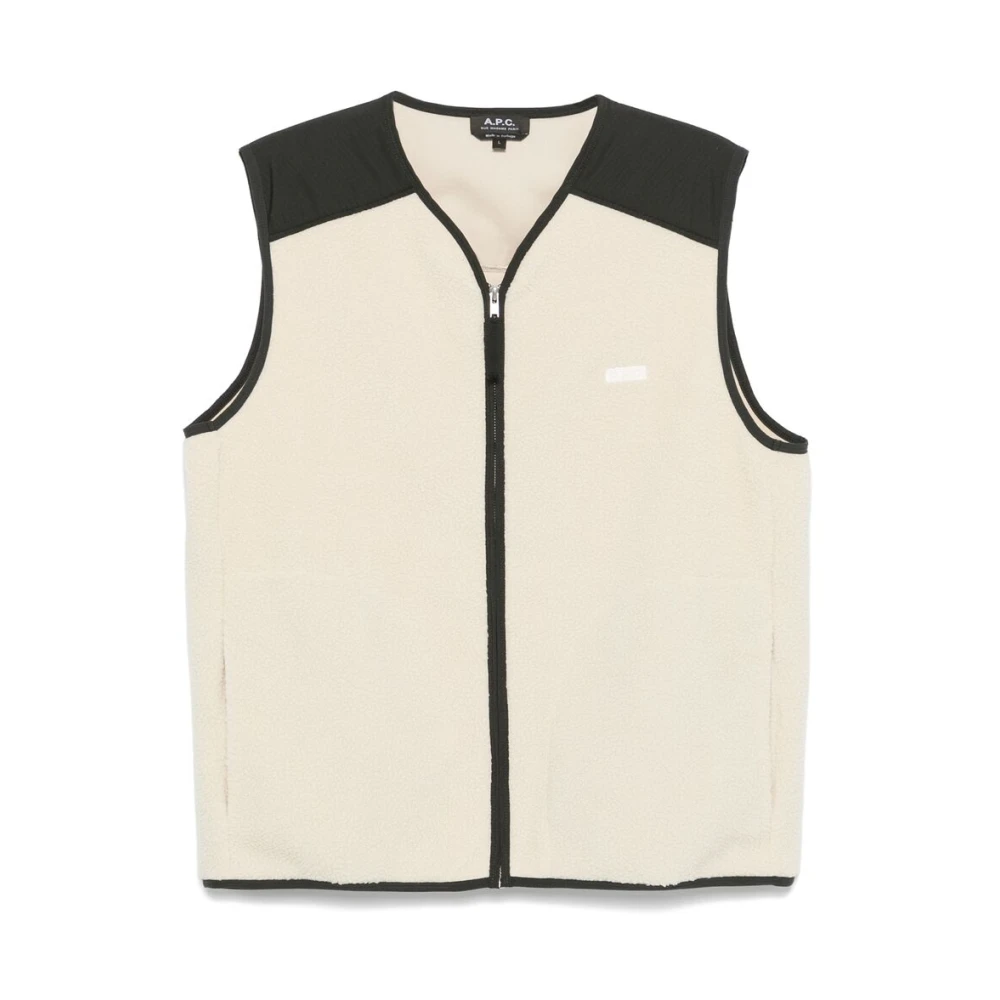A.p.c. - Jackets > Vests - Beige - A.p.c. - Modalova