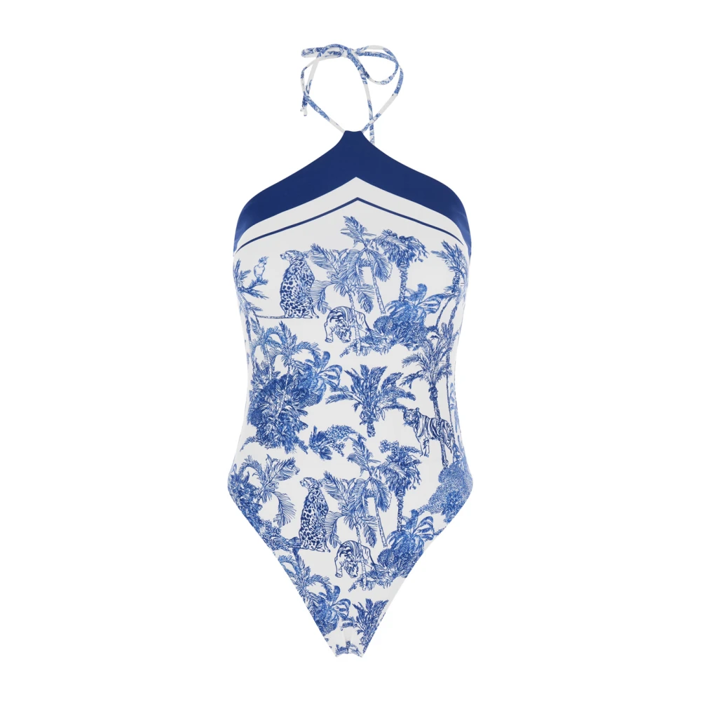 Mc2 Saint Barth Donna Blu - Costume Intero Meryem - Swimwear - L