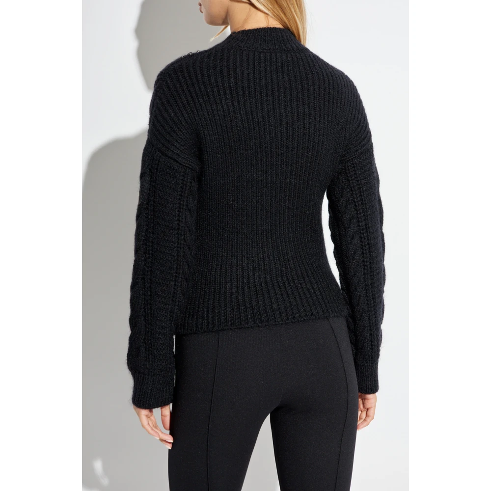 Moncler Sweater Dolcevita Black Dames