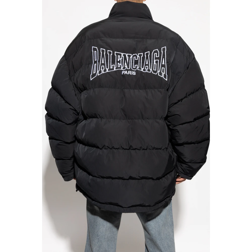 Balenciaga Omkeerbare gewatteerde jas Black Heren