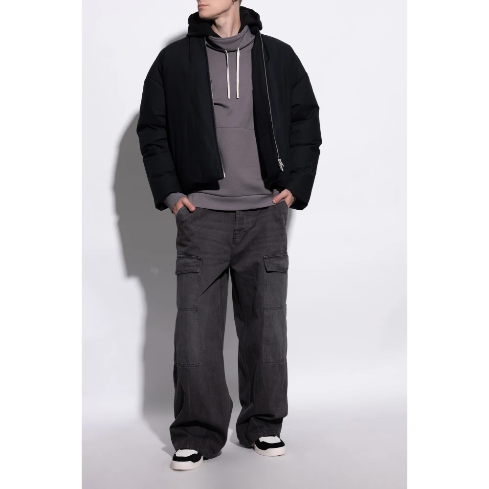 Emporio Armani EA7 Hoodie Gray Heren