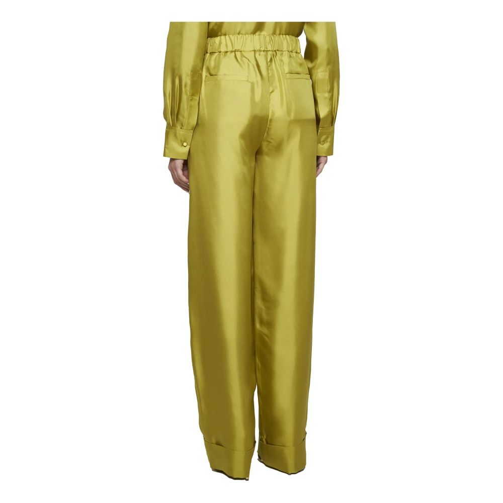 Blanca Vita Elegante Broek Green Dames