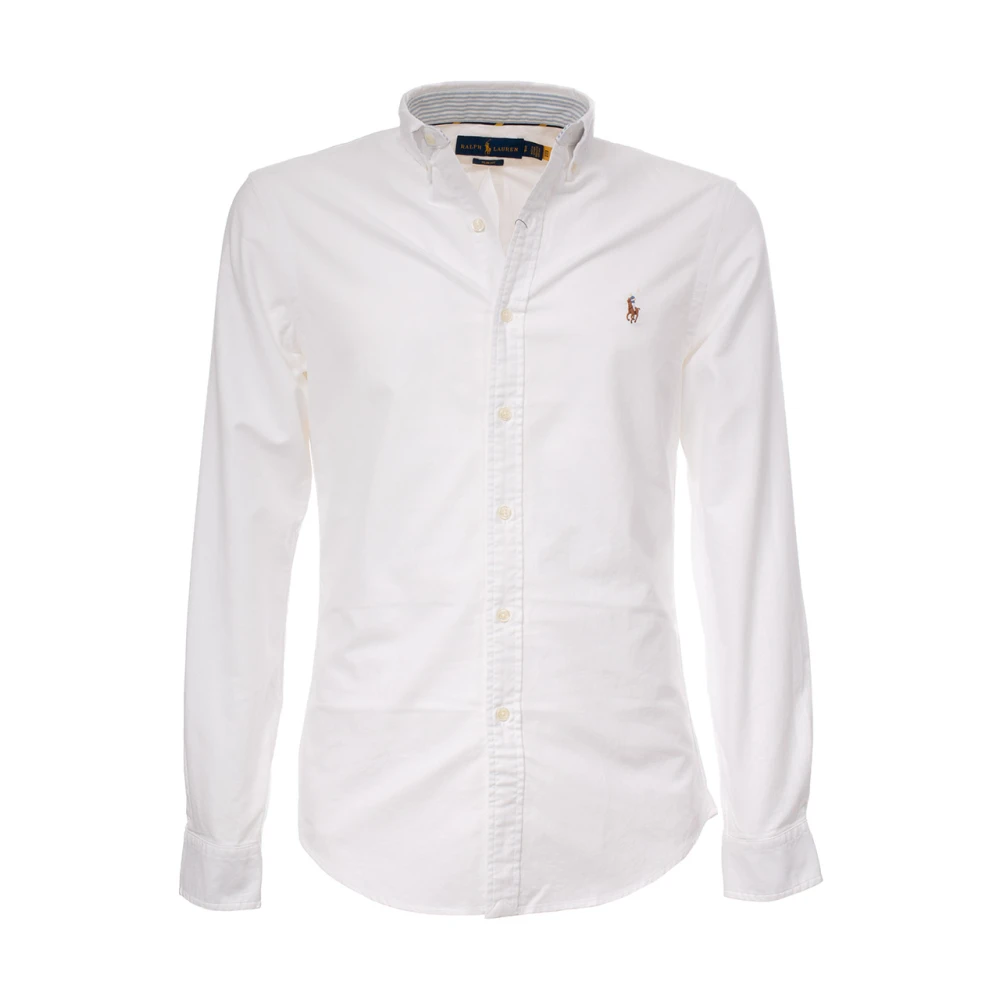 Polo Ralph Lauren Slim-Fit Oxford Overhemd White Heren