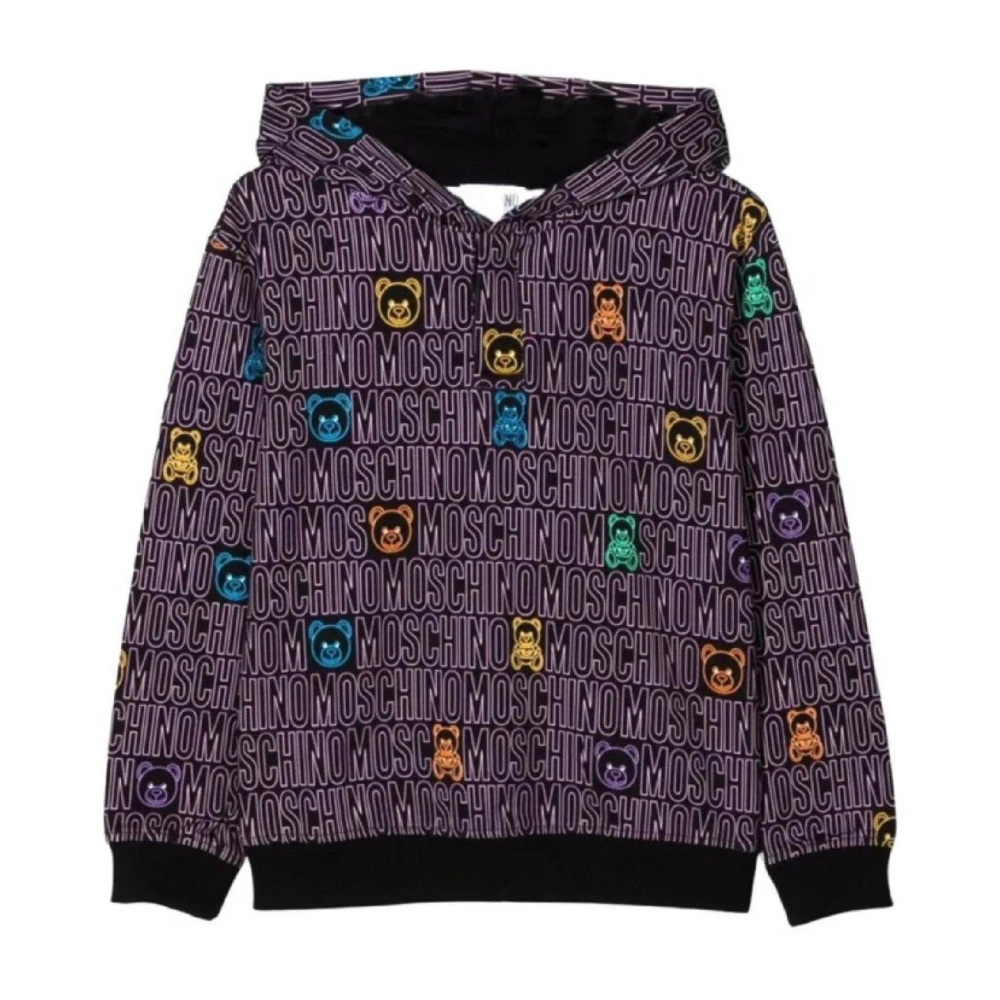 Moschino Girls Purple Sweatshirt For Kids - Kids Sweatshirts - 10 Y - Kids
