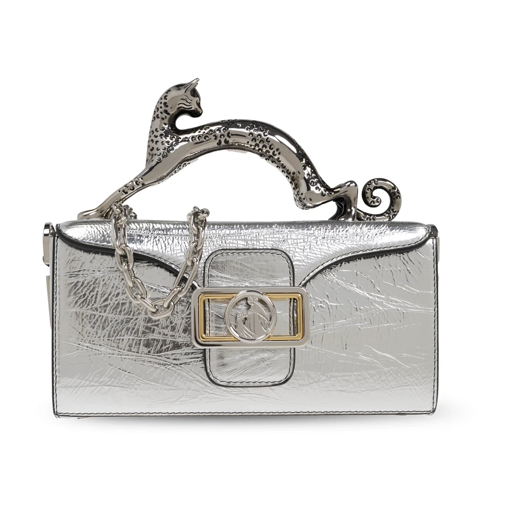 Lanvin Handtas Potlood Kat Nano Gray Dames