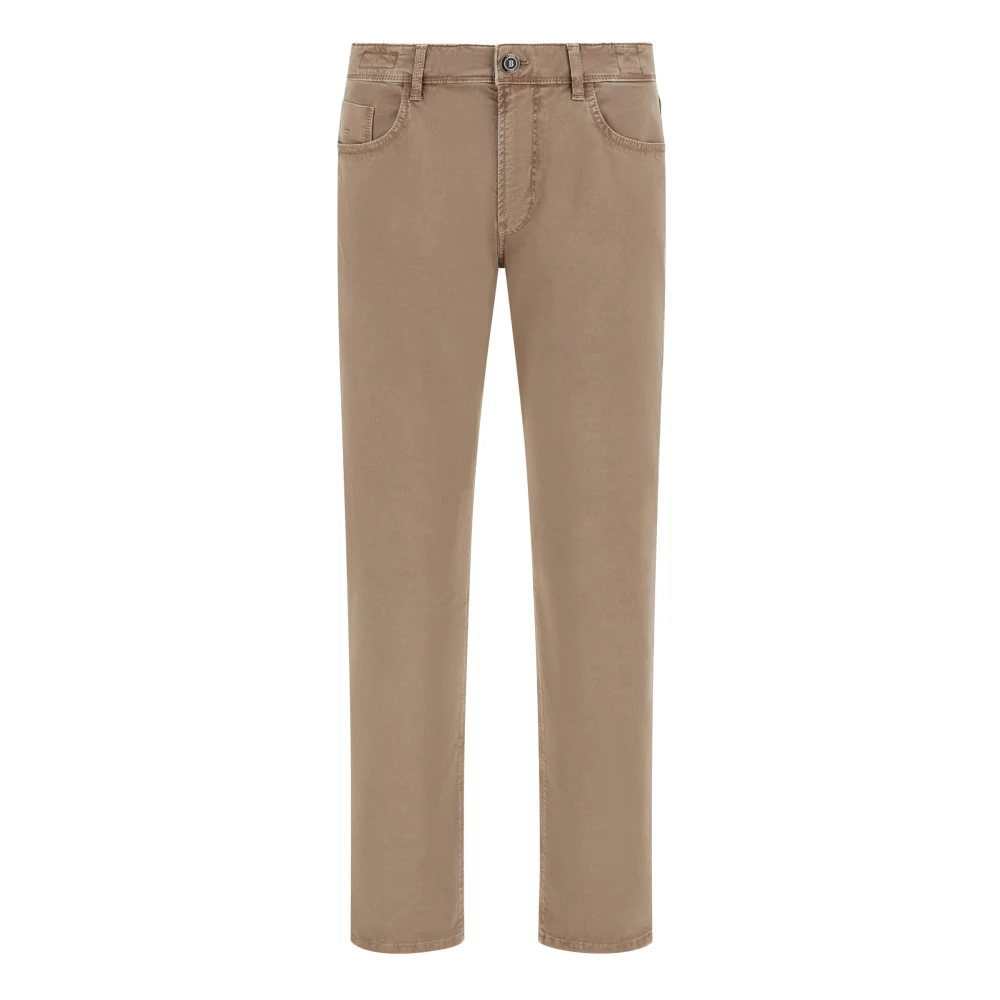 Boggi Milano Stretch Cotton Jeans Beige Heren