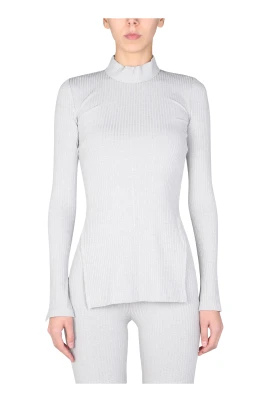 Melange Rib Top