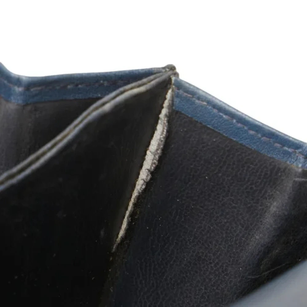 Valentino Vintage Pre-owned Leather shoulder-bags Blue Dames