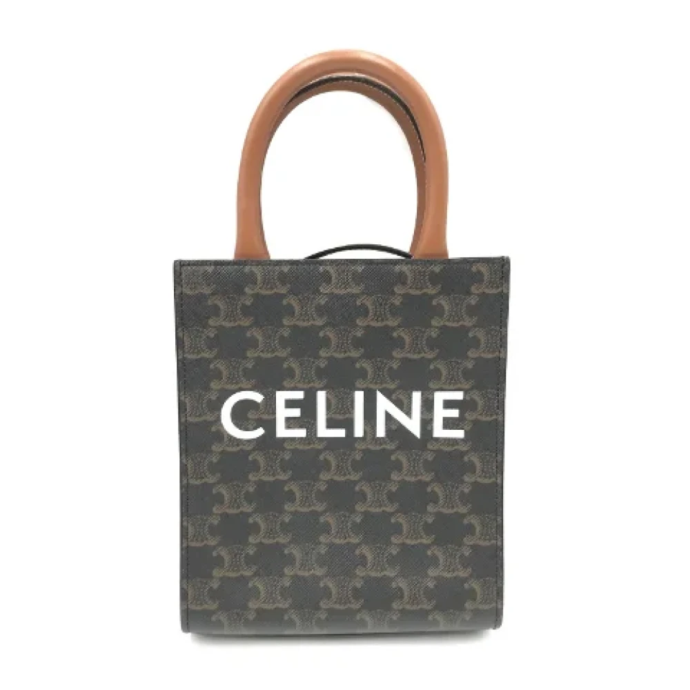 Celine Vintage Pre-owned Canvas celine-bags Brown Dames