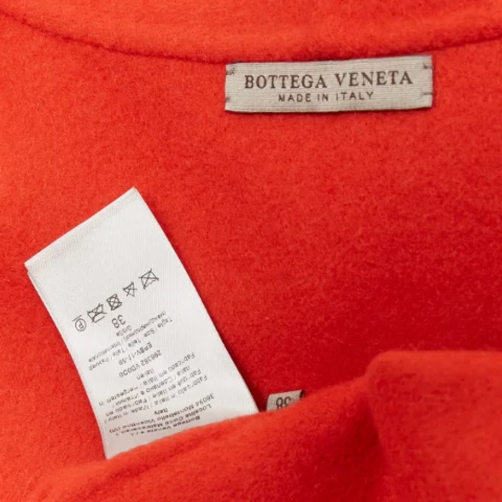Bottega Veneta Vintage Pre-owned Cashmere outerwear Red Dames