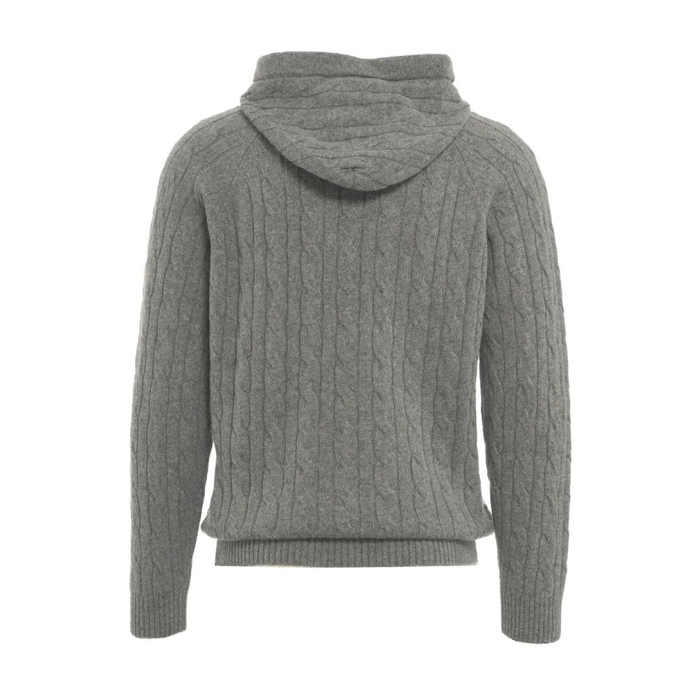 Amaránto Grijze Gebreide Trui Aw24 Gray Heren