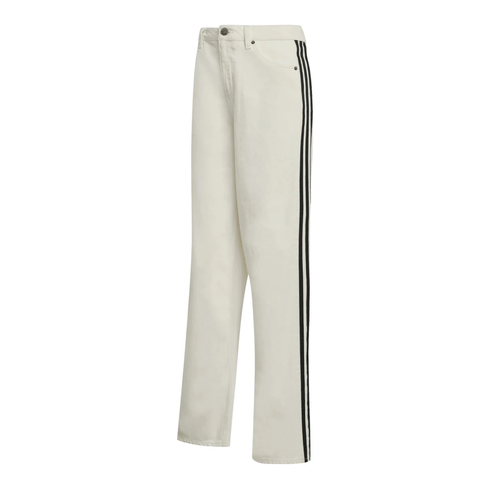Adidas Women's White Training Trousers & Tights, W29, Firebird Track Pant Denim