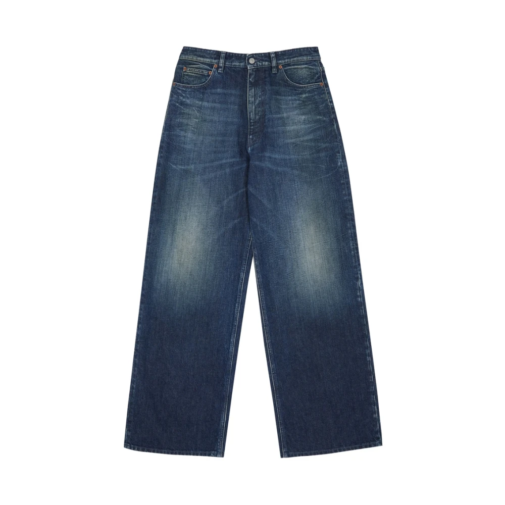 Mm6 Maison Margiela Men's Blue Loose-Fit Jeans - Loose Fit Jeans - W31 - Jeans