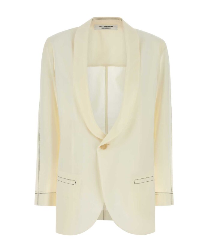 ivory-polyester-blend-blazer