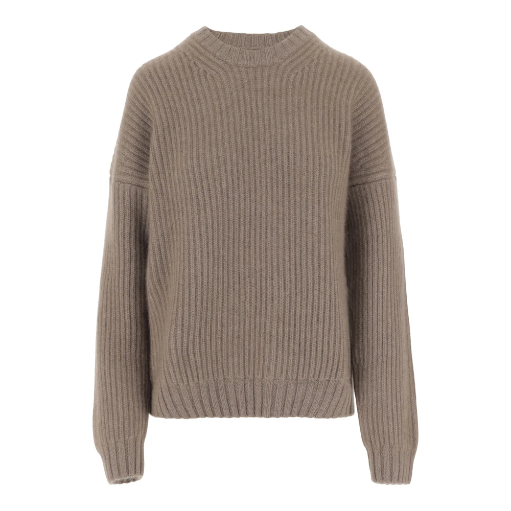 Khaite Beige Cashmere Crew Neck Sweater Beige Dames