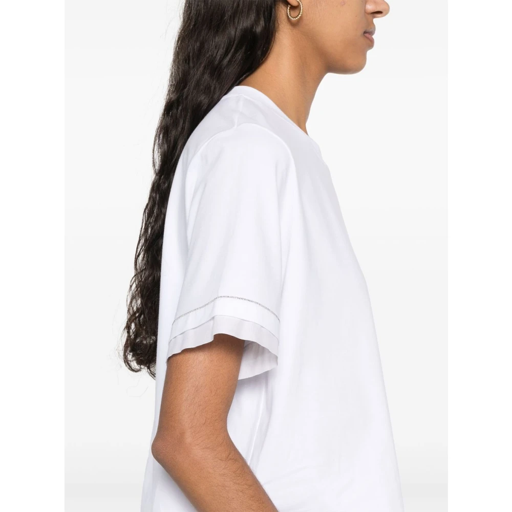 PESERICO Wit T-shirt en Polo White Dames