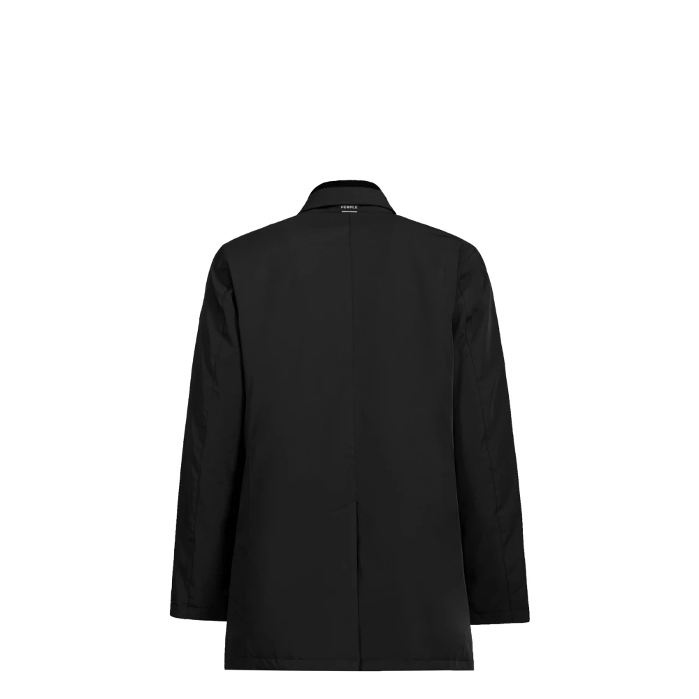 People of Shibuya Technische trenchcoat met PRIMALOFT-isolatie Black Heren
