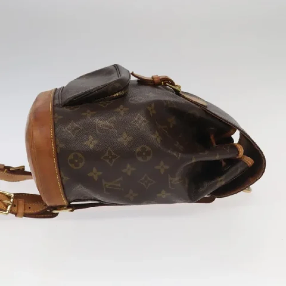 Louis Vuitton Vintage Pre-owned Canvas backpacks Brown Dames