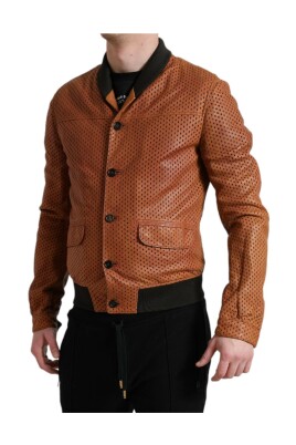 brown-perforated-bomber-leather-jacket