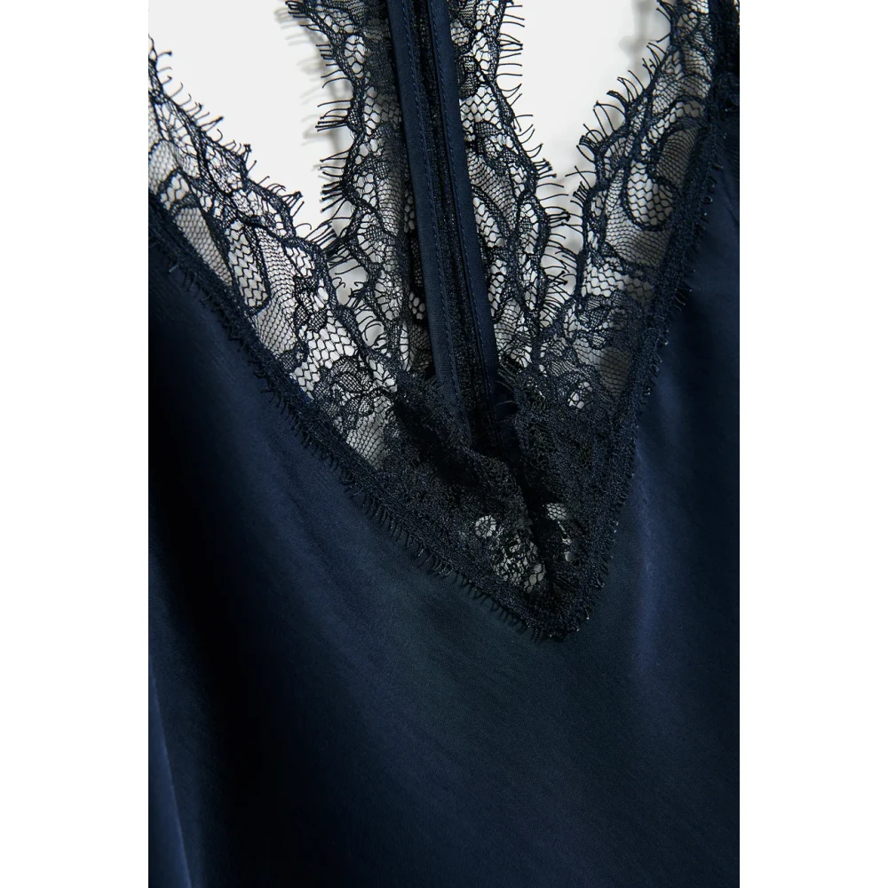 Essentiel Antwerp Sleeveless Tops Blue Dames