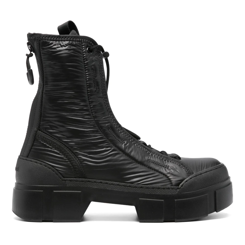 Vic Matié Black Lace-Up Boots, Female, 7 Uk, Casual Ankle Boots