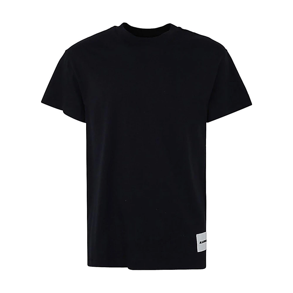 Jil Sander Homme Bleu Tops, Taille: S Cotton Jersey T-Shirt