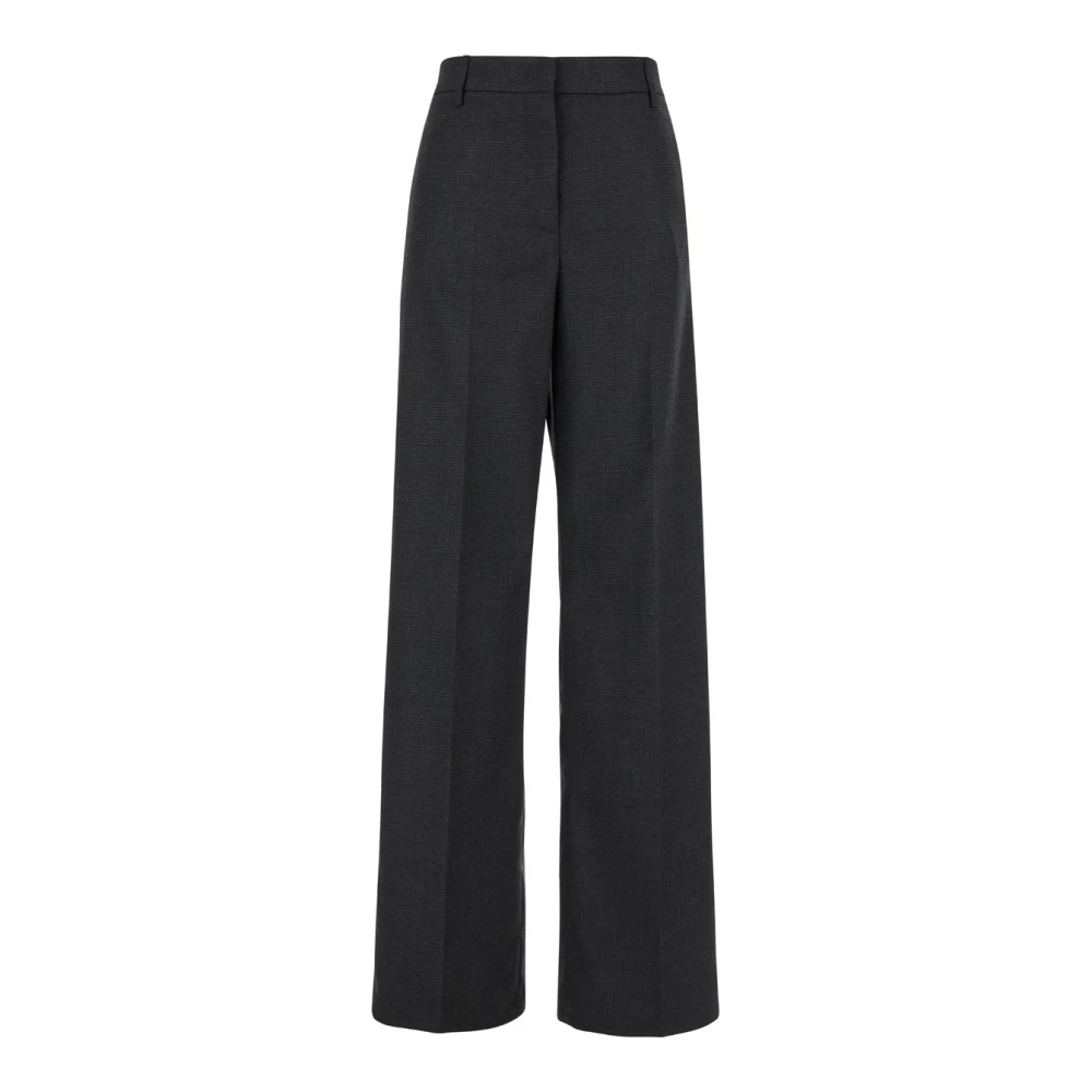 Plain Units Grijze Geruite Broek Gray Dames