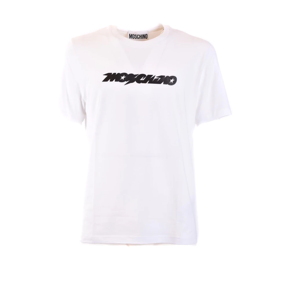 Moschino Herren Weiß T-Shirt