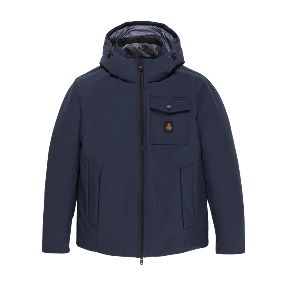 RefrigiWear Blijf warm en stijlvol met de donkerblauwe Polarjas Blue Heren