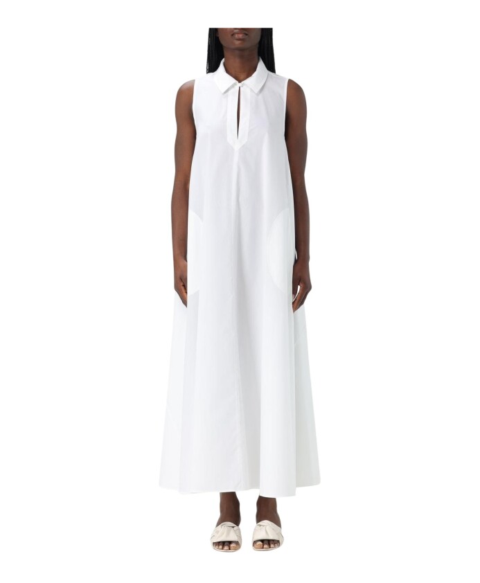 robe-blanche-en-popeline-de-coton