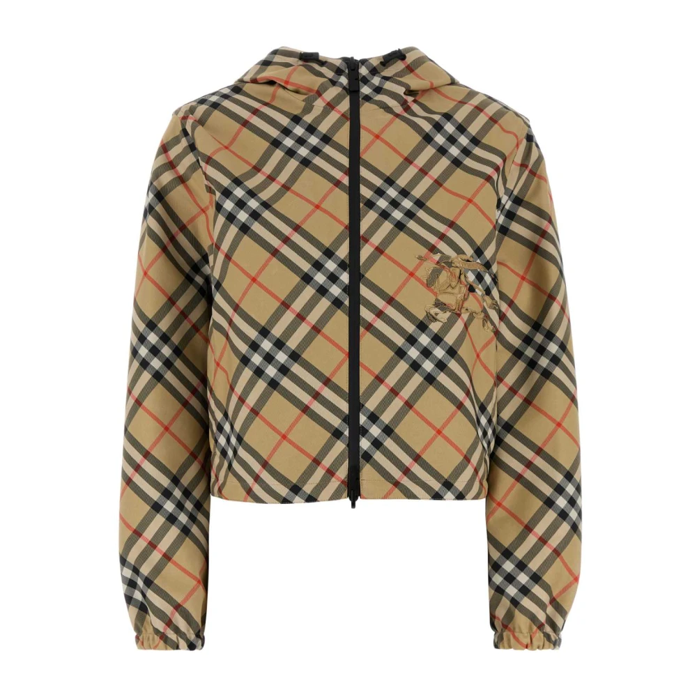 Burberry Women's Embroidered Twill Reversible Jacket
