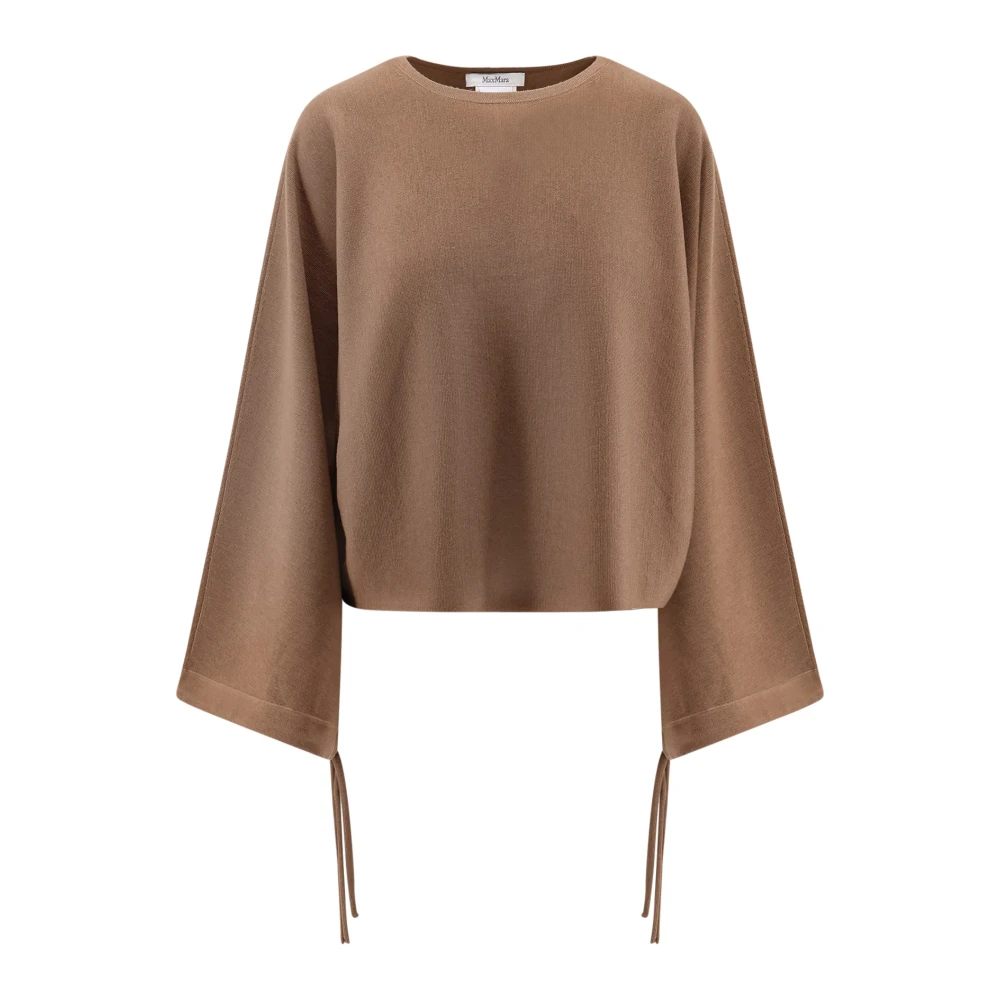 Max Mara Women's Brown Round-Neck Knitwear, Xs, Frais Jumper