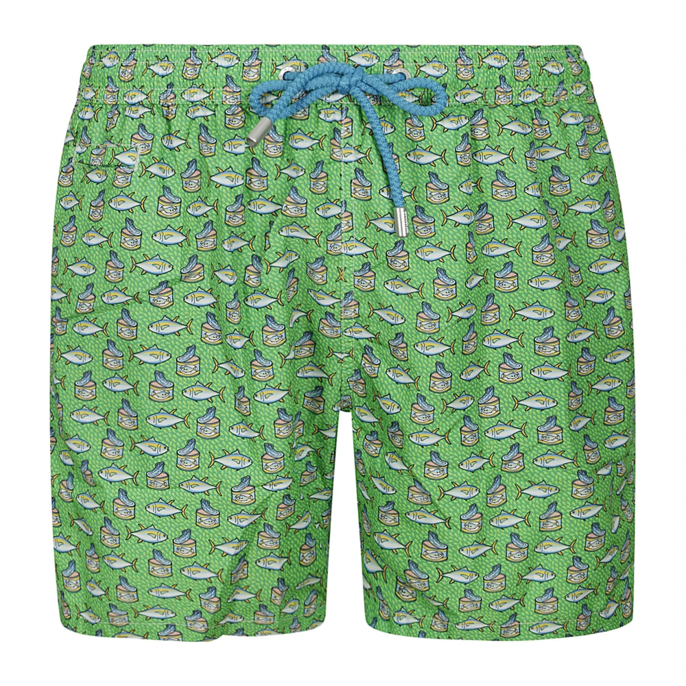 MC2 Saint Barth Fantasy Micro Zwemkleding met Licht Mesh Green Heren