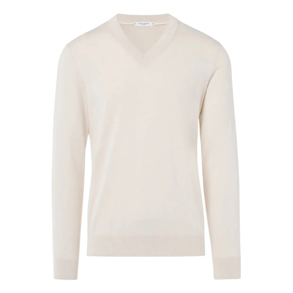 Knitwear > V-neck Knitwear - - Paolo Pecora - Modalova