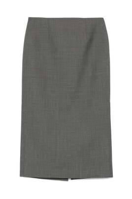 grey-melange-striped-lining-skirt