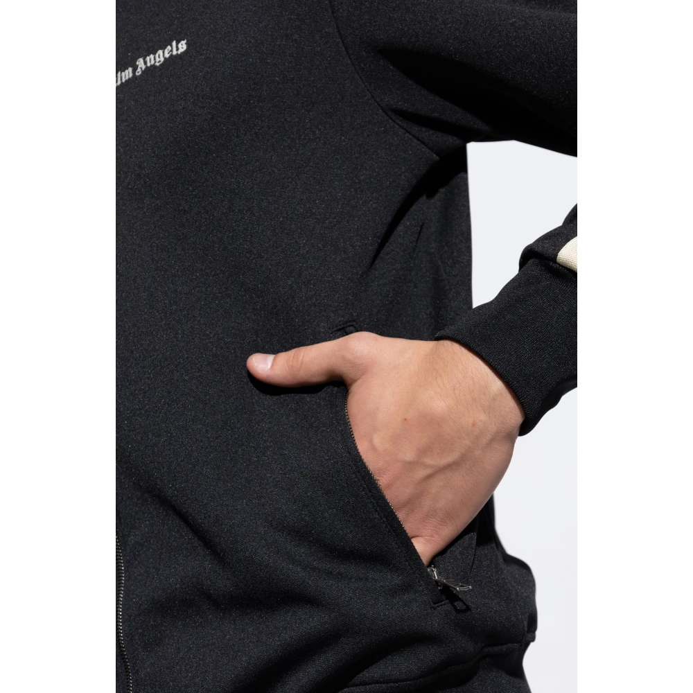 Palm Angels Sweatshirt met Logo Black Heren