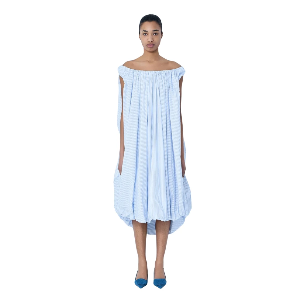 Jacquemus Blue Le Lavande Midi Dress - Female - Summer Dresses - Xs - Dresses