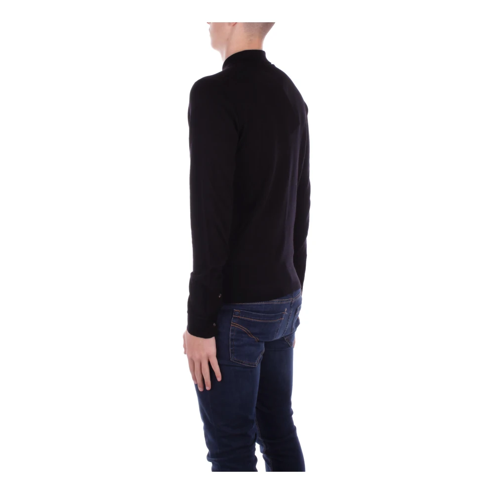 Alpha Studio Zwarte T-shirts en Polos met Logo Black Heren