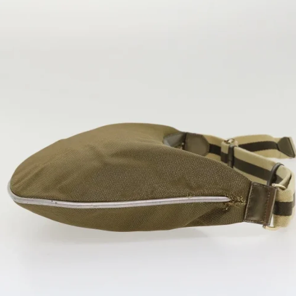 Gucci Vintage Pre-owned Canvas gucci-bags Yellow Dames