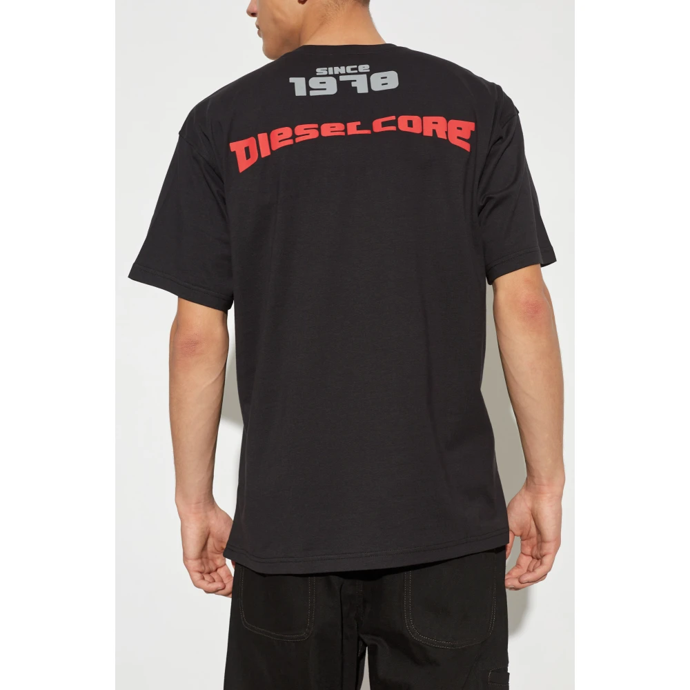 Diesel T-shirt T-Boxty Black Heren