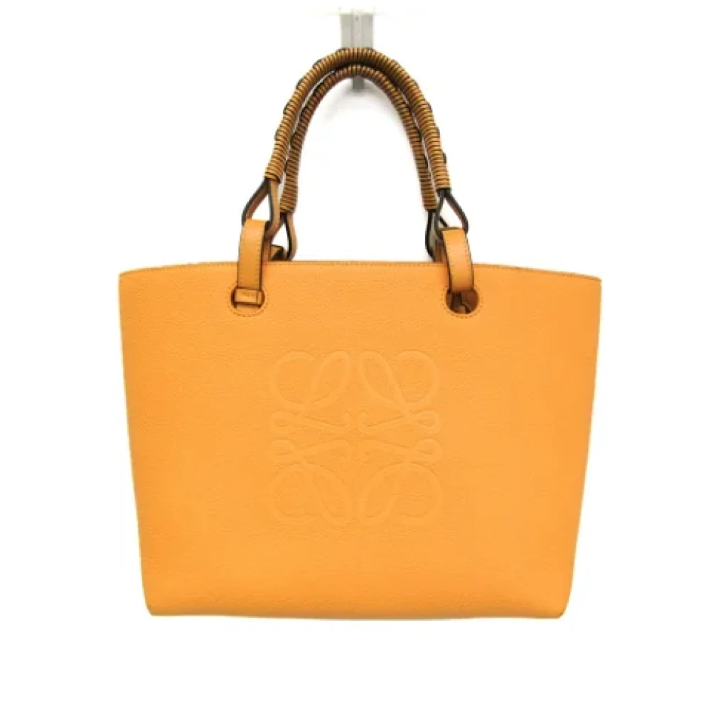 Loewe Pre-owned Leather totes Yellow Dames