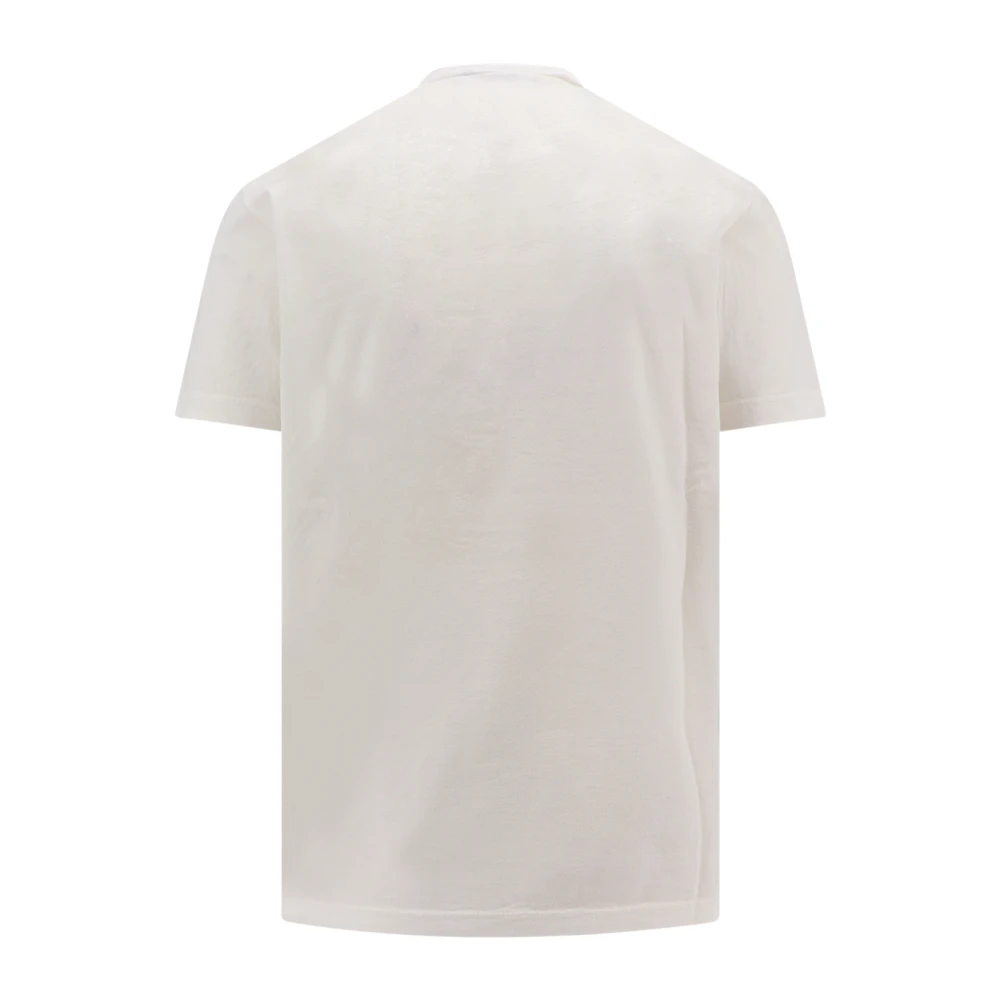 Dsquared2 Vintage Look Katoenen T-Shirt White Heren