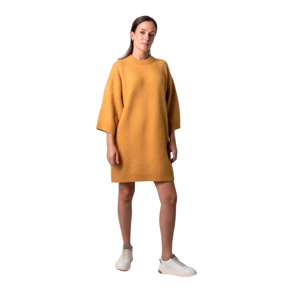 Drykorn Knitted Dresses Yellow Dames