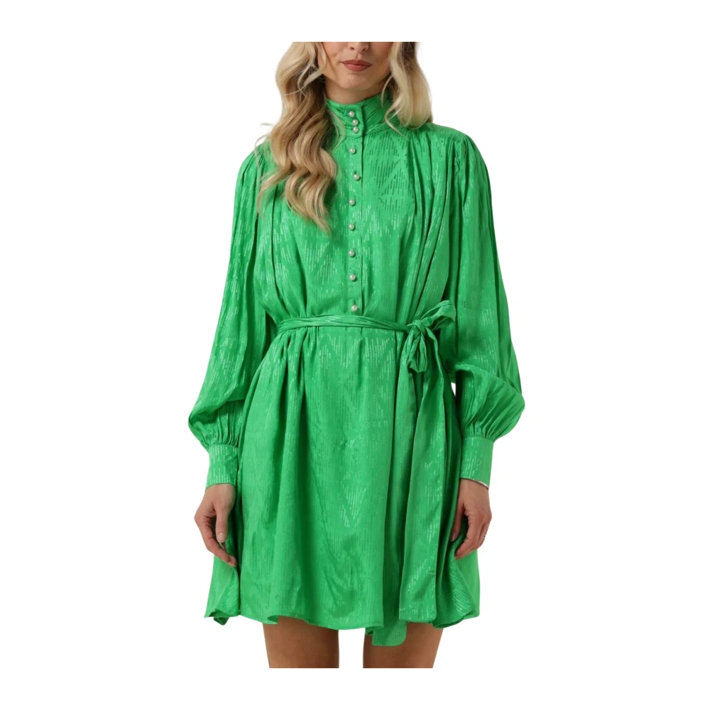 Notre-v Dames Jurken Nv-danton Pearl Dress Green Dames