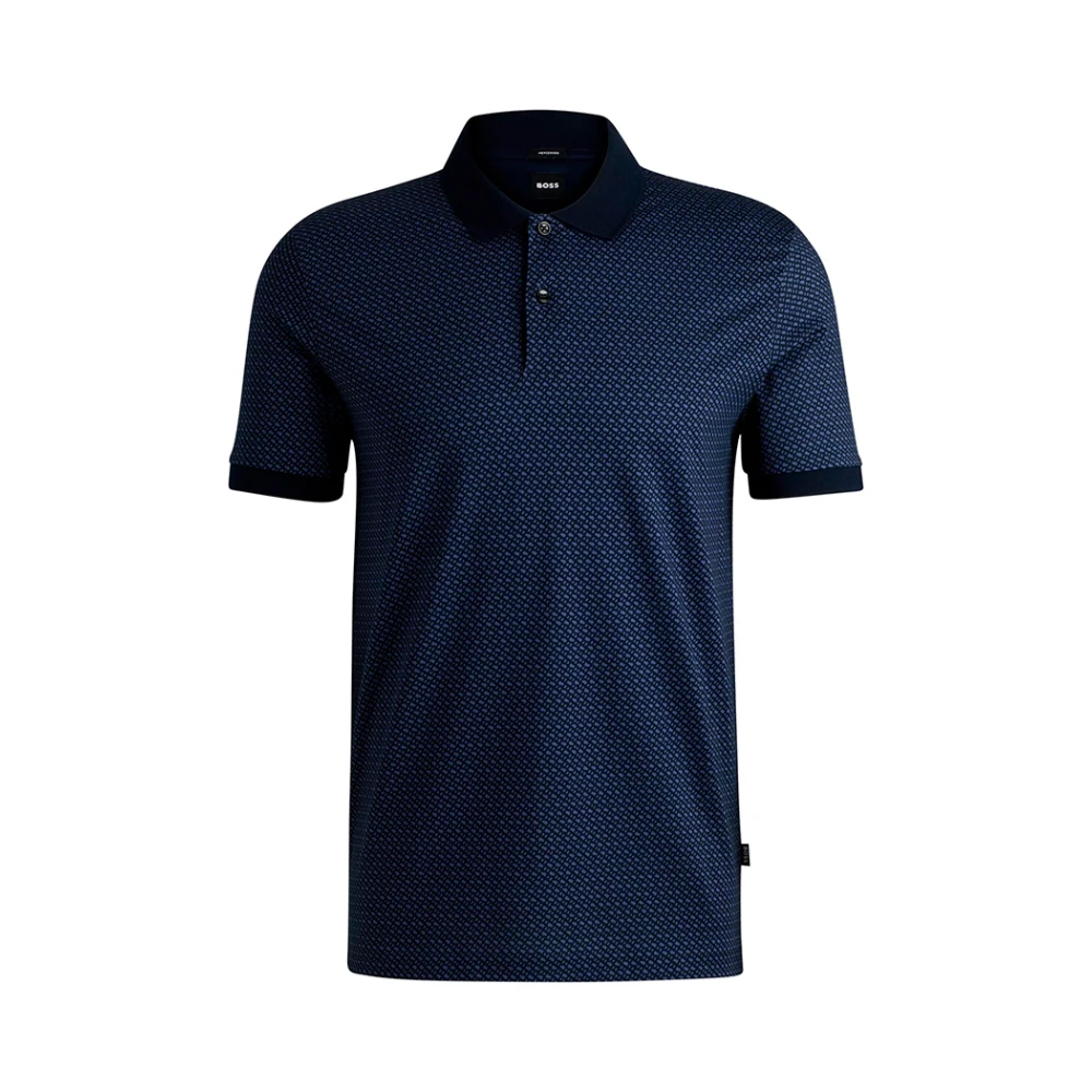 Hugo Boss Blauwe T-shirts en Polos Korte Mouw Blue Heren