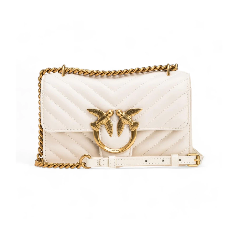 PINKO - Borsa a tracolla piccola Love Bag One Chevron - Donna - Taglia UNI - Immagine 13