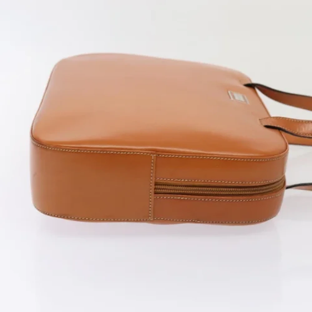 Burberry Vintage Pre-owned Leather totes Brown Dames