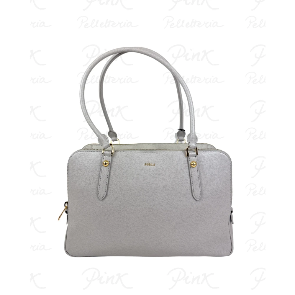 Furla Donna Beige - Giulia L Boston Bag - Bags - One Size